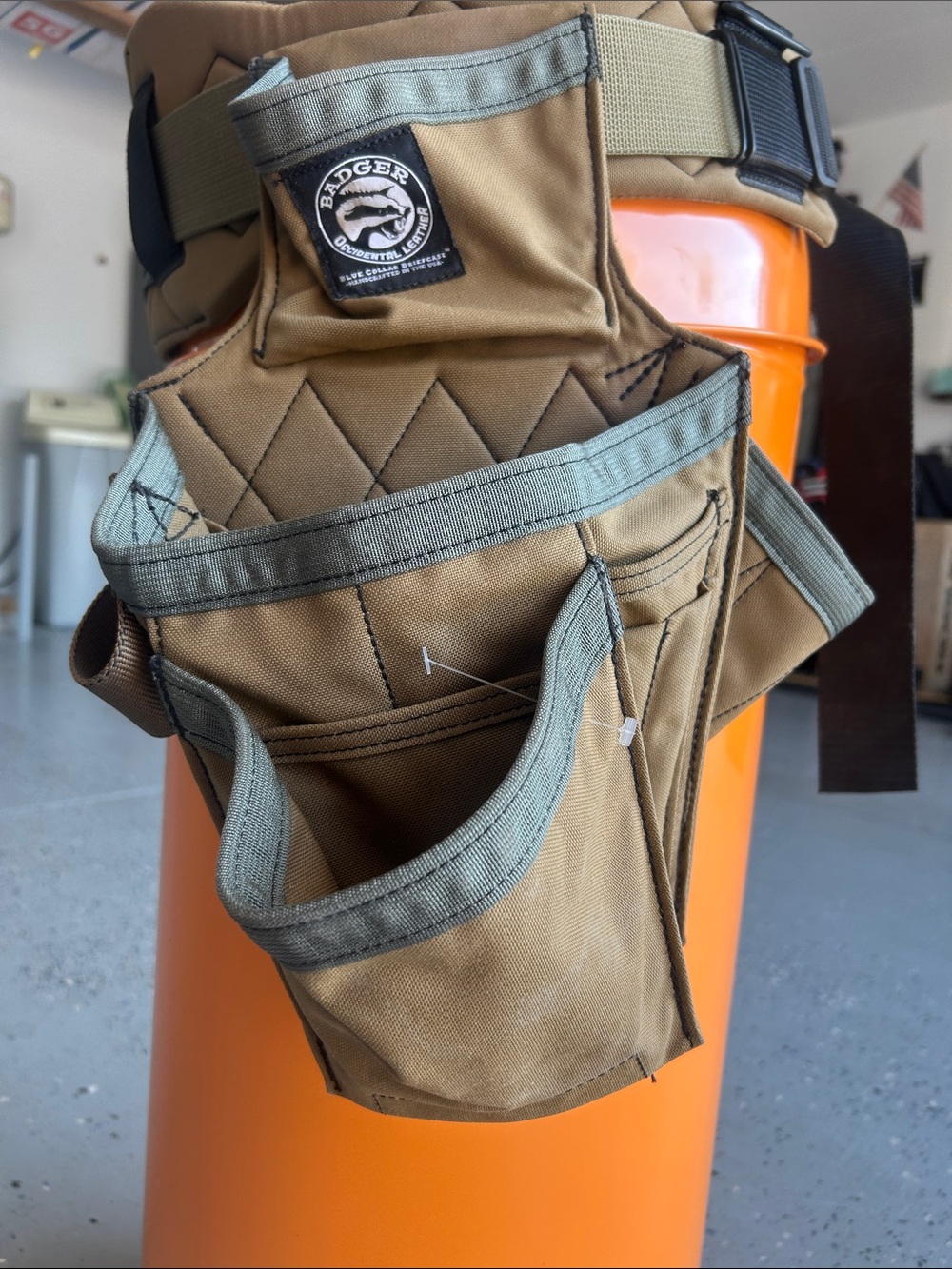 Badger Carpenter Tool Belt Setup XL – Made in USA – Sawdust/Tan - Picture 4 of 5